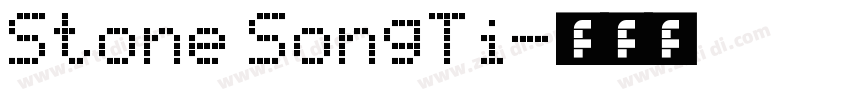 Stone SongTi字体转换